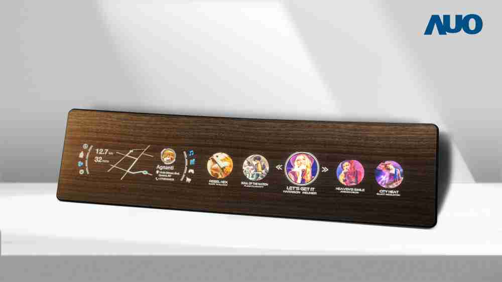 28国际研发全球最高穿透度达80%的AmLED木纹显示器，，可于使用时呈现高亮度、、、清晰可见的信息，，，并在不使用时回归为单纯的饰板，，，，节能兼具美观